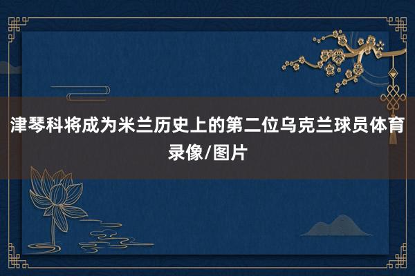 津琴科将成为米兰历史上的第二位乌克兰球员体育录像/图片
