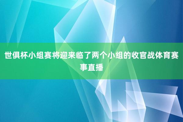 世俱杯小组赛将迎来临了两个小组的收官战体育赛事直播