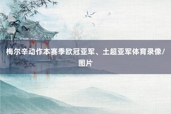 梅尔辛动作本赛季欧冠亚军、土超亚军体育录像/图片