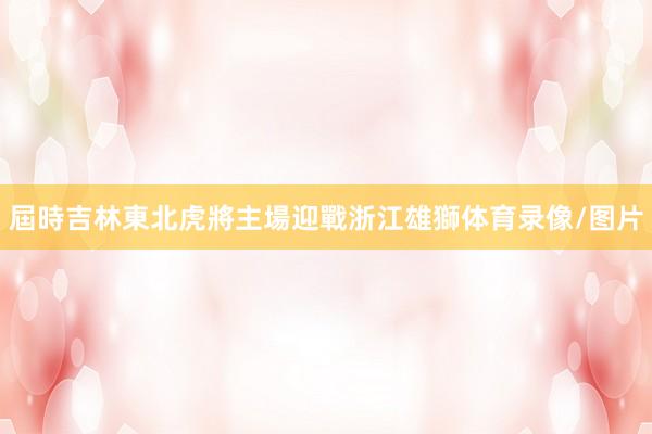 屆時吉林東北虎將主場迎戰浙江雄獅体育录像/图片